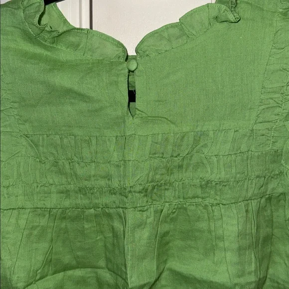 roolee light weight cotton green dress. size small. NEW with tags. - Picture 3 of 8